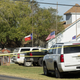 Law-enforcement officials gather near the First Baptist Church in Sutherland Springs, Texas, following a mass shooting there Nov. 5, 2017. (Erich Schlegel/Getty Images)